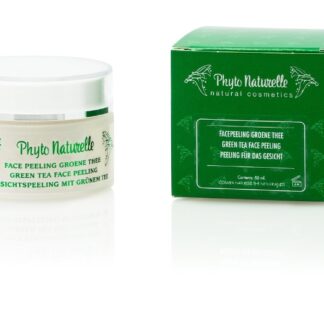Facepeeling met groene thee voor een gladde en frisse huid